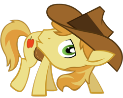 Size: 956x765 | Tagged: safe, artist:tukari-g3, derpibooru import, braeburn, earth pony, pony, cowboy hat, male, solo, two toned mane