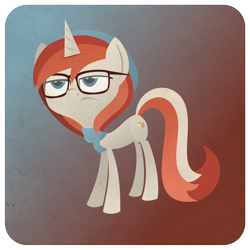 Size: 1000x1000 | Tagged: safe, artist:foxy-noxy, derpibooru import, oc, oc only, filthy hipster scum, glasses, hipster