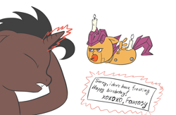 Size: 1280x832 | Tagged: safe, derpibooru import, scootaloo, oc, oc:loki, oc:loki ebonhoof, robot, scootabot