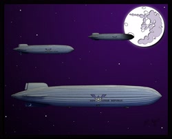 Size: 3600x2915 | Tagged: safe, artist:the-necromancer, derpibooru import, airship, moon, new lunar republic