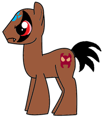 Size: 537x625 | Tagged: safe, artist:star dragon, derpibooru import, pony creator, kaos, ponified, skylanders