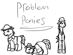 Size: 1024x768 | Tagged: safe, artist:heartsbocxars, derpibooru import, ace dick, ms paint adventures, pickle inspector, ponified, problem sleuth