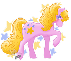 Size: 1024x882 | Tagged: safe, artist:chibiworks, derpibooru import, starlight (g1), g1, my little pony tales