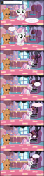 Size: 1290x5080 | Tagged: safe, artist:jan, derpibooru import, sweetie belle, ask the crusaders, comic, teddy bear, telling lies