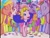 Size: 640x480 | Tagged: safe, derpibooru import, brights brightly, cheerilee (g3), tiddlywink, tra-la-la, zipzee, breezie, caterpillar, pony, unicorn, g3, the runaway rainbow, background pony, cape, clothes, crown, princess rarity