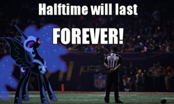 Size: 500x300 | Tagged: safe, derpibooru import, nightmare moon, 2013 superbowl blackout, image macro, super bowl, super bowl xlvii