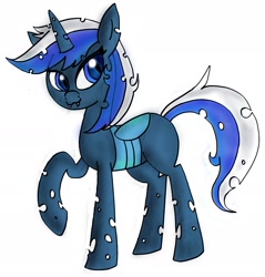 Size: 1796x1876 | Tagged: safe, artist:mrfulp, derpibooru import, minuette, changeling, blue changeling, changelingified