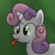 Size: 400x400 | Tagged: safe, artist:newlunaticrepublic, derpibooru import, sweetie belle, pony, :p, silly, silly pony, tongue out