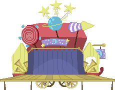 Size: 230x180 | Tagged: safe, artist:anonycat, derpibooru import, pixel art, trixie's wagon, wagon