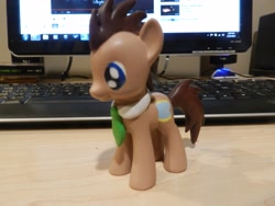 Size: 4000x3000 | Tagged: safe, artist:rion-noire, derpibooru import, doctor whooves, brushable, custom, irl, photo, solo, toy