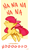 Size: 406x692 | Tagged: safe, artist:capnpea, derpibooru import, apple bloom, earth pony, apple bloom's bow, female, filly, hair bow, red mane, yellow coat