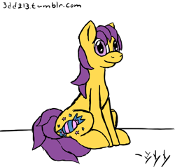 Size: 650x620 | Tagged: safe, artist:3dd213, derpibooru import, bon bon (g1), g1, my little pony tales, 30 minute art challenge