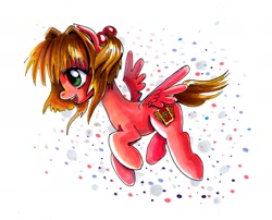 Size: 2000x1617 | Tagged: safe, artist:maytee, derpibooru import, cardcaptor sakura, ponified, sakura kinomoto, solo