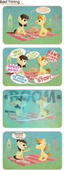 Size: 548x1455 | Tagged: safe, artist:foxy-noxy, derpibooru import, wild fire, oc, oc:mandopony, comic, crystallized