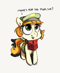 Size: 1032x1257 | Tagged: safe, artist:zonkpunch, derpibooru import, tag-a-long, filly guides, smiling, solo, thin mint