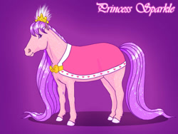 Size: 1024x768 | Tagged: safe, artist:anniehyena, derpibooru import, princess sparkle, g1, hoers, princess, realistic