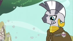 Size: 1280x720 | Tagged: safe, derpibooru import, screencap, zecora, zebra, just for sidekicks