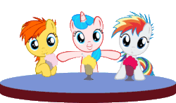 Size: 940x554 | Tagged: safe, artist:rariedash, derpibooru import, oc, oc only, oc:rariedash, animated, milkshake ponies