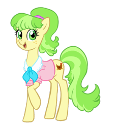 Size: 512x542 | Tagged: safe, artist:sleepykoinu, derpibooru import, chickadee, ms. peachbottom, games ponies play