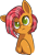 Size: 440x625 | Tagged: safe, artist:lambreakfast, derpibooru import, babs seed, earth pony, pony, g4, bust, female, portrait, simple background, solo, transparent background