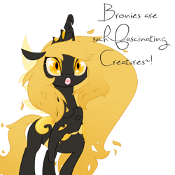 Size: 894x894 | Tagged: safe, artist:piichu-pi, derpibooru import, oc, oc only, oc:aurelia, oc:princess aurelia, changeling, changeling queen, changeling oc, changeling queen oc, female, simple background, slit eyes, solo, starry eyes, transparent background, vector, wingding eyes, yellow changeling