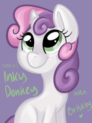 Size: 355x473 | Tagged: safe, artist:steeve, derpibooru import, sweetie belle, briskby, style emulation