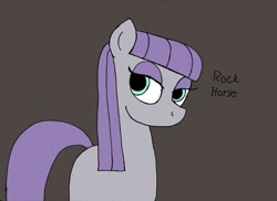 Size: 701x510 | Tagged: safe, artist:paskanaakka, derpibooru exclusive, maud pie, earth pony, pony, female, gray coat, mare, solo