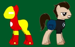 Size: 1000x632 | Tagged: safe, artist:rebelwithapencil, derpibooru import, pony creator, iron man, ponified, tony stark