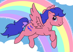 Size: 500x359 | Tagged: safe, artist:spirit-of-twilight, derpibooru import, firefly, pony, g1, mane