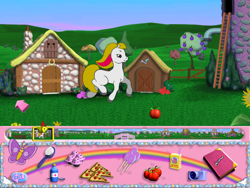 Size: 800x600 | Tagged: safe, derpibooru import, oc, g2, apple, my little pony friendship gardens, pc game, video game