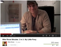 Size: 584x450 | Tagged: safe, derpibooru import, human, barely pony related, irl, irl human, mike rowe, photo, youtube