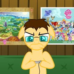 Size: 916x914 | Tagged: safe, artist:java--jive, derpibooru import, angry video game nerd, glasses, ponified