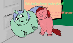 Size: 1024x610 | Tagged: safe, artist:inkiepie, derpibooru import, fluffy pony, dam, pregnant