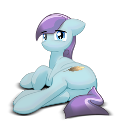 Size: 1796x1844 | Tagged: safe, artist:oddwarg, derpibooru import, sapphire joy, crystal pony, pony, dock, on side, plot, solo