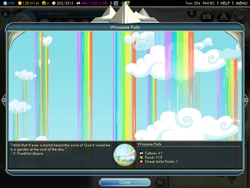 Size: 1024x768 | Tagged: safe, derpibooru import, civilization, civilization v, game screencap, mod, rainbow waterfall, winsome falls