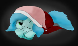 Size: 1024x610 | Tagged: safe, artist:inkiepie, derpibooru import, fluffy pony, blanket, fluffy pony original art, sleeping