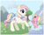 Size: 1175x934 | Tagged: safe, artist:kuro-rakuen, derpibooru import, oc, sea pony, g1, g1 to g4, generation leap