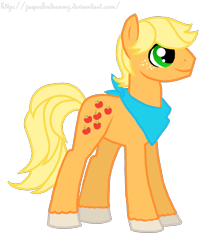 Size: 1219x1405 | Tagged: safe, artist:jaquelindreamz, derpibooru import, applejack (g1), applejack (male), g1, bandana, g1 to g4, generation leap, rule 63, simple background, solo