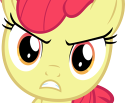 Size: 6000x4934 | Tagged: safe, artist:stayeend, derpibooru import, apple bloom, absurd resolution, angry, simple background, transparent background, vector