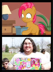 Size: 651x876 | Tagged: safe, derpibooru import, babs seed, bad gift meme, brony of happiness, exploitable meme, meme, neckbeard