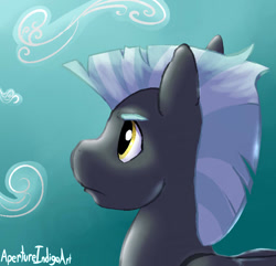 Size: 609x586 | Tagged: safe, artist:hoodoo, derpibooru import, thunderlane, pony, mane, solo