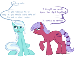 Size: 948x723 | Tagged: safe, artist:sharkapalooza, derpibooru import, oc, oc only, oc:aquarius, oc:scorpio, earth pony, pony, aquarius, argument, duo, female, mare, ponyscopes, scorpio, simple background, speech bubble, transparent background, zodiac