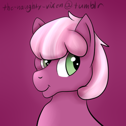 Size: 500x500 | Tagged: safe, artist:lil-dark-vixen, derpibooru import, cheerilee, jubilance, earth pony, pony, 30 minute art challenge, bust, male, rule 63, stallion