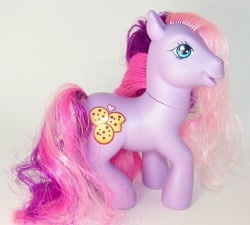 Size: 482x433 | Tagged: safe, derpibooru import, earth pony, pony, g3, chocolate, chocolate chip cookie, chocolate chip cookies, chocolate chipper, female, mare, solo, toy