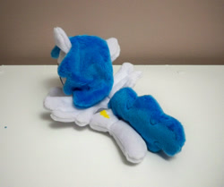 Size: 800x669 | Tagged: safe, artist:yukamina-plushies, derpibooru import, lightning bolt, white lightning, pegasus, pony, beanie (plushie), female, irl, mare, photo, plushie, solo