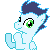 Size: 50x50 | Tagged: safe, artist:taritoons, derpibooru import, part of a set, soarin', animated, clapping, clapping ponies, icon, simple background, solo, sprite, transparent background