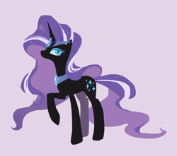 Size: 966x853 | Tagged: safe, artist:baekgup, nightmare rarity, lineless, simple background, solo, white background