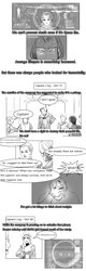 Size: 800x2500 | Tagged: safe, derpibooru import, human, comic, dialogue, genesis comic, grayscale, simple background