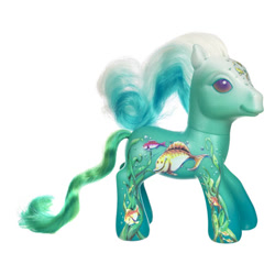 Size: 400x400 | Tagged: safe, derpibooru import, g3, art pony, irl, photo, stock image, toy, underwater pony