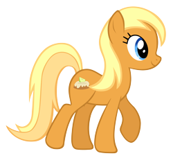 Size: 6240x5679 | Tagged: safe, artist:solusjbj, derpibooru import, apple cobbler, absurd resolution, apple family member, simple background, solo, transparent, transparent background, vector